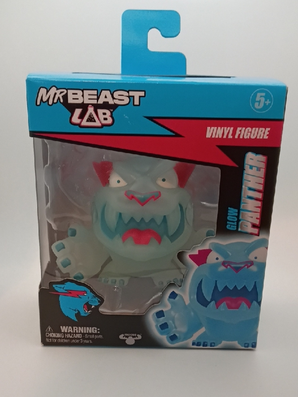 Mr.Beast Lab Collectible Vinyl Glow Panther Figure 3.5" Tall Premium Display New